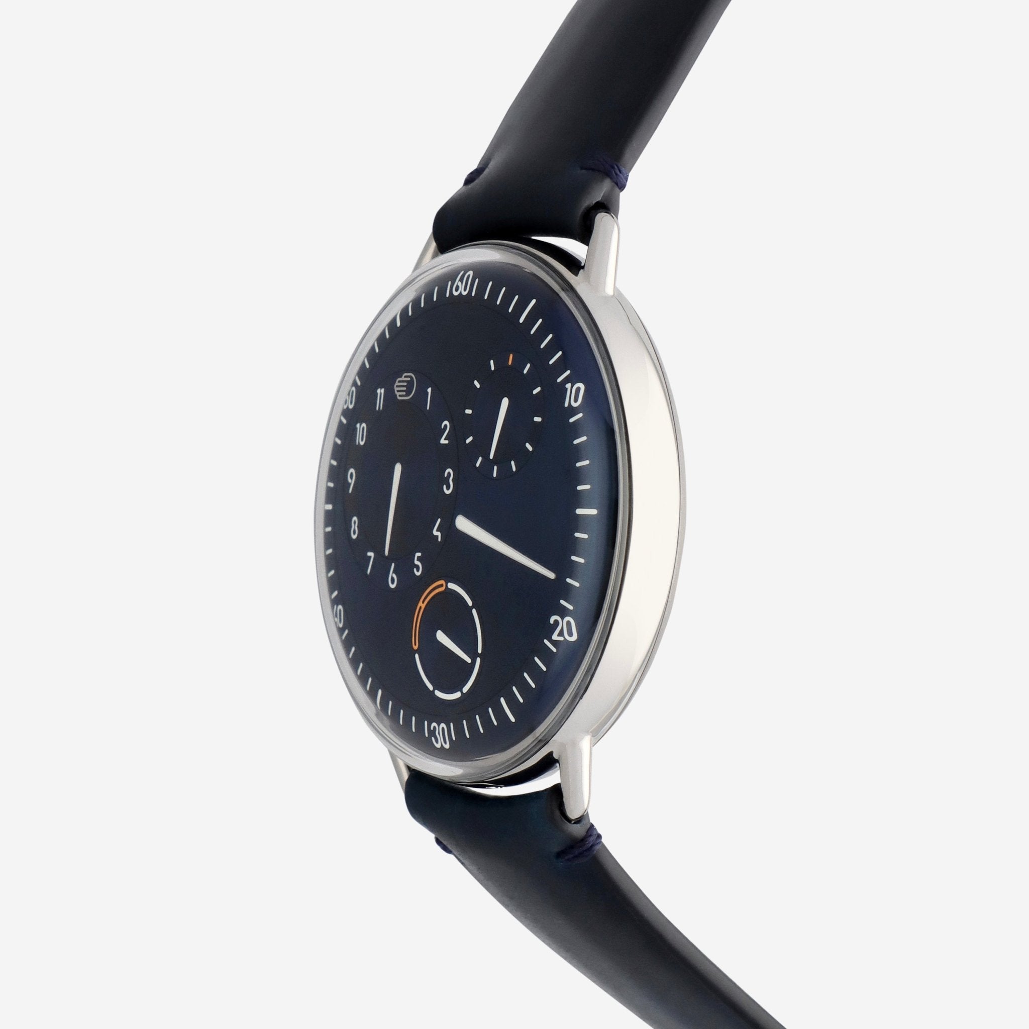 Ressence Type 1 Round Night Blue Titanium Automatic Men's Watch T1RNB - THE SOLIST - Ressence