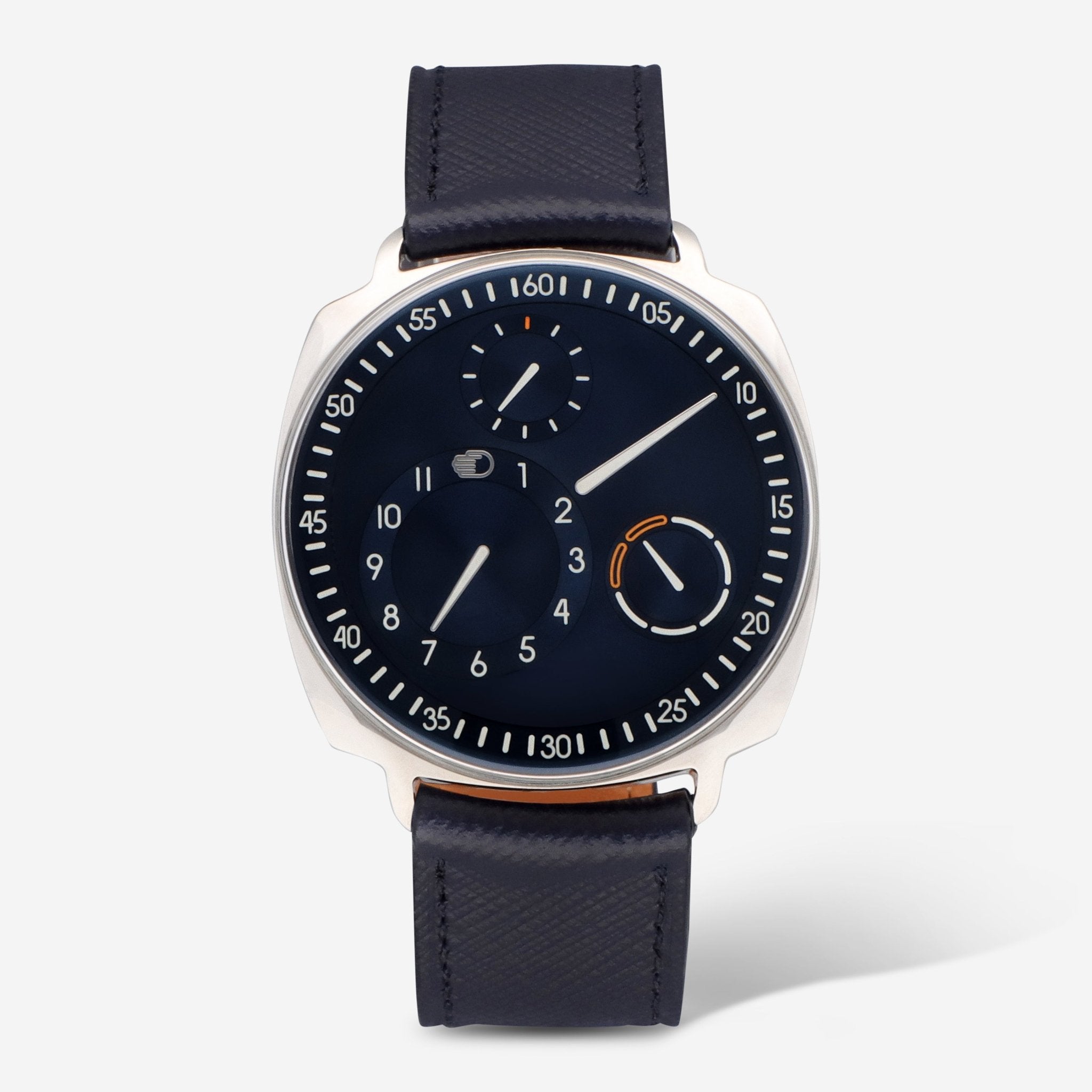 Ressence Type 1 Squared Night Blue Titanium Automatic Men's Watch T1SNB - THE SOLIST - Ressence