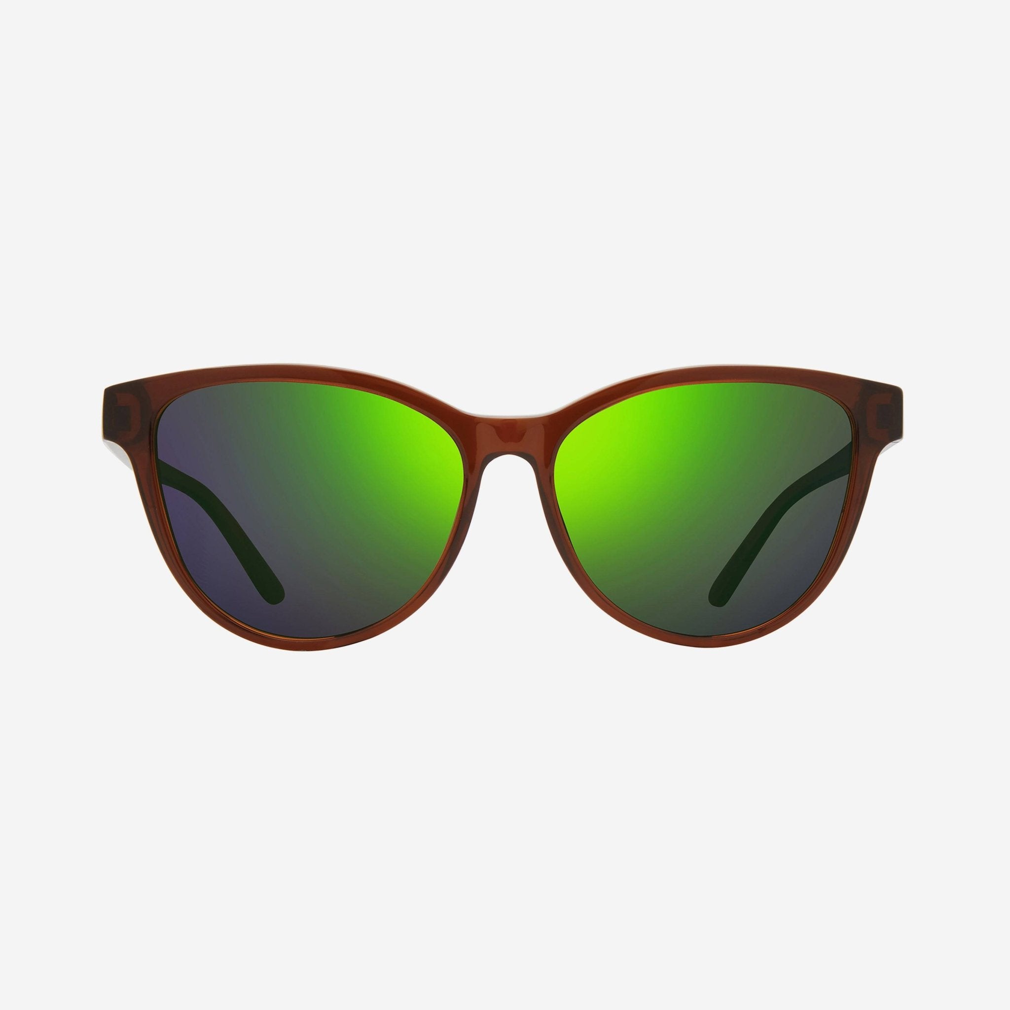 Revo Daphne Men's Brown & Evergreen Cat-Eye 56 mm Sunglasses RE119802GN