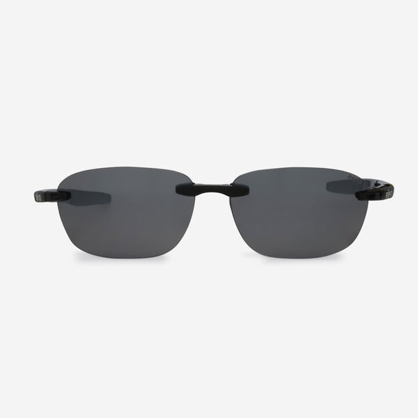 Revo Descend Fold Black & Graphite Rimless Rectangle Sunglasses RE114001GY - THE SOLIST - Revo