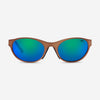 Revo Icon Oval Satin Bronze & Evergreen Oval Sunglasses RE119702GNP - THE SOLIST - Revo