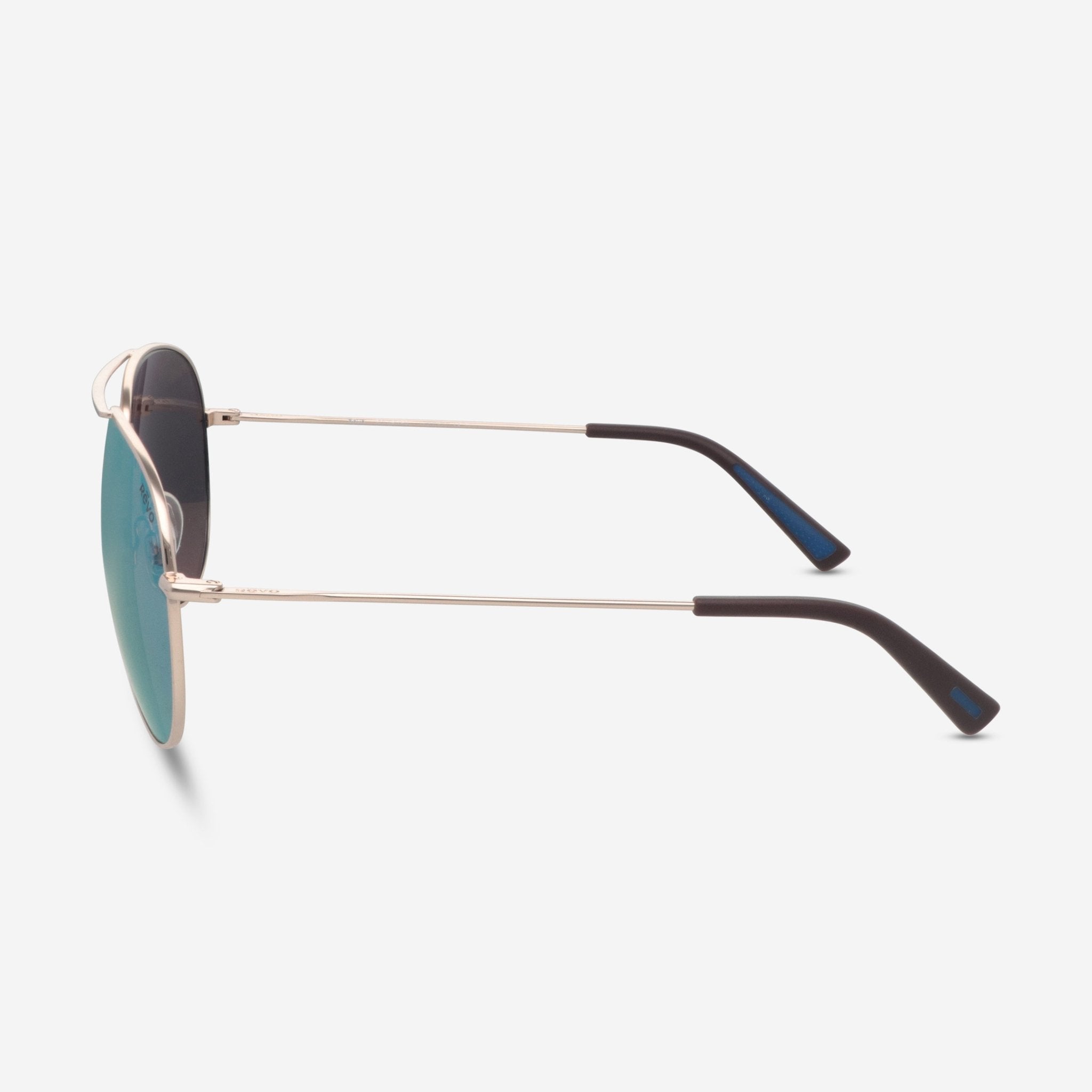 Revo Spark Shiny Gold Blue Water Aviator Men's Sunglasses RE.1081.04.BL - THE SOLIST - Revo