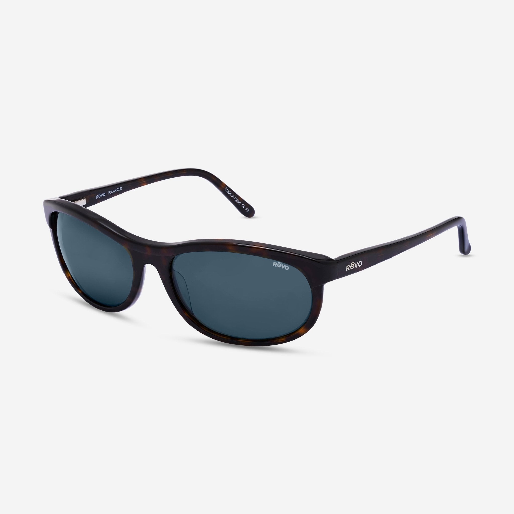 Revo Vintage Men s Wrap Tortoise Smoky Green Wrap 61 mm Sunglasses RE118002SG50 THE SOLIST