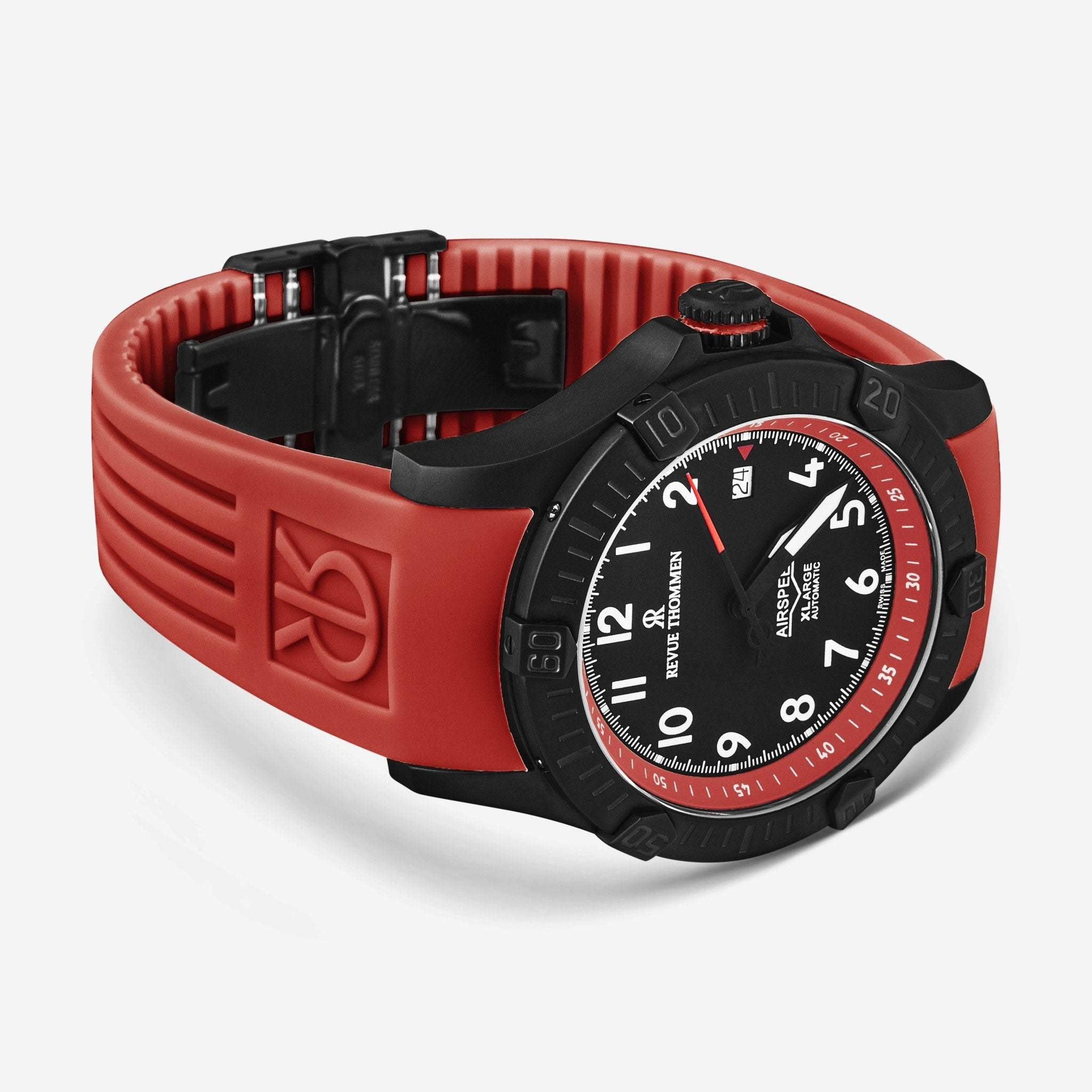 Revue Thommen Air Speed Black Dial Stainless Steel Automatic Men's Watch 16070.4776 - THE SOLIST - Revue Thommen