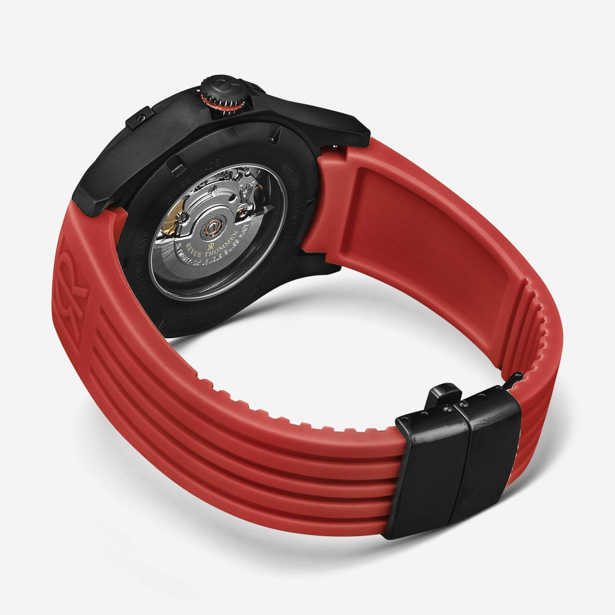 Revue Thommen Air Speed Black Dial Stainless Steel Automatic Men's Watch 16070.4776 - THE SOLIST - Revue Thommen