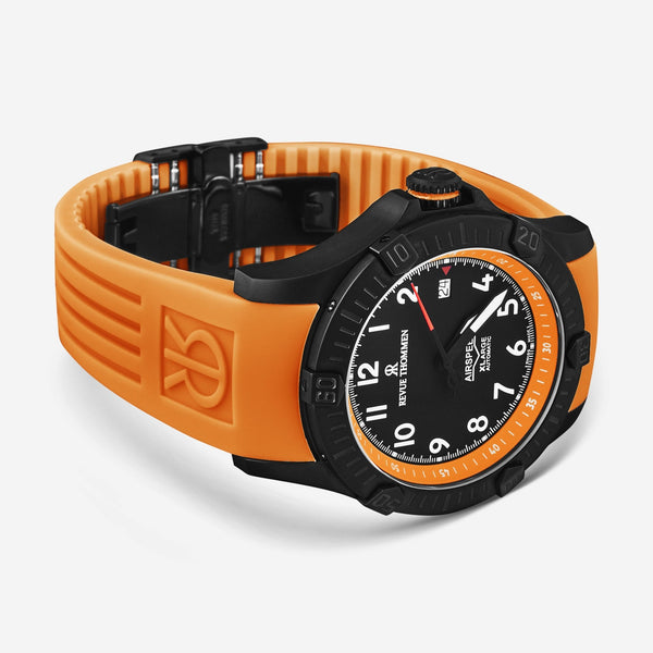 Revue Thommen Air Speed Black Dial Stainless Steel Automatic Men's Watch 16070.4779 - THE SOLIST - Revue Thommen