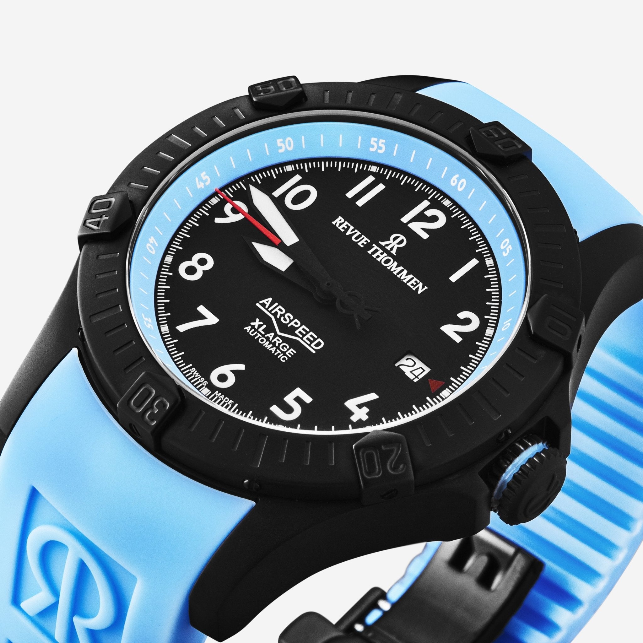 Revue Thommen Air Speed Stainless Steel Automatic Men's Watch 16070.4775 - THE SOLIST - Revue Thommen