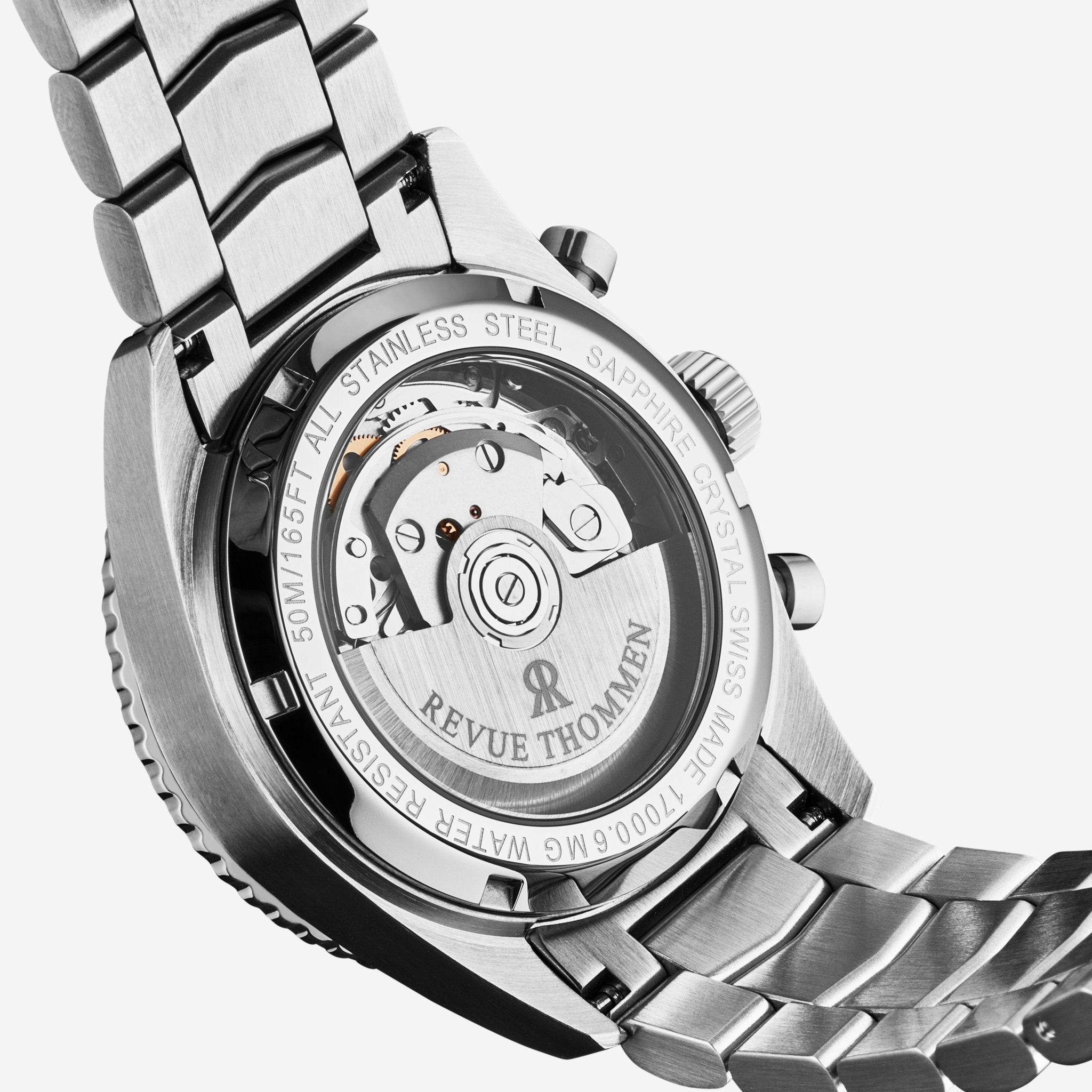 Revue Thommen Aviator Black Dial Stainless Steel Automatic Men's Watch 17000.6134 - THE SOLIST - Revue Thommen