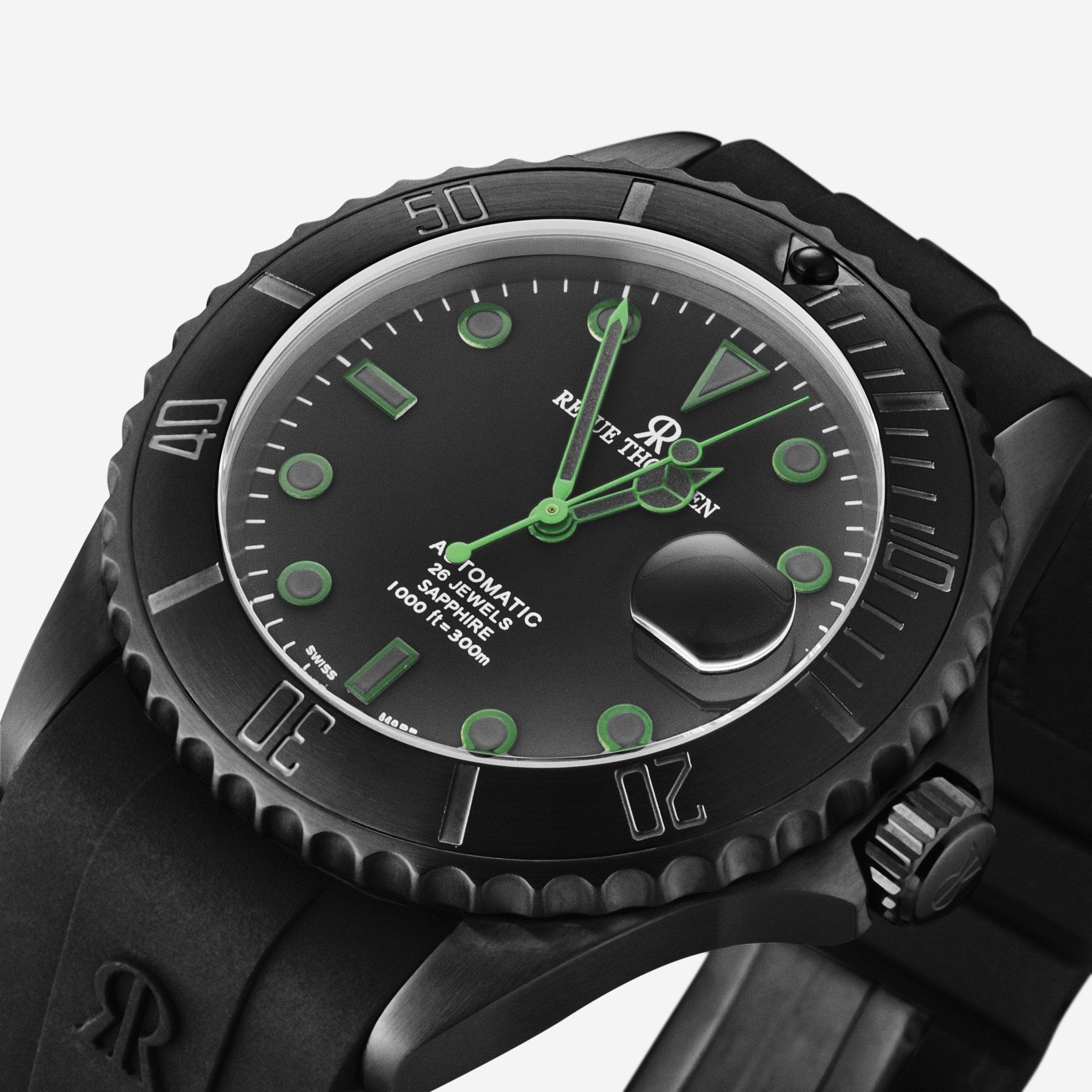 Revue Thommen Diver Black Dial Stainless Steel Automatic Men's Watch 17571.2774 - THE SOLIST - Revue Thommen