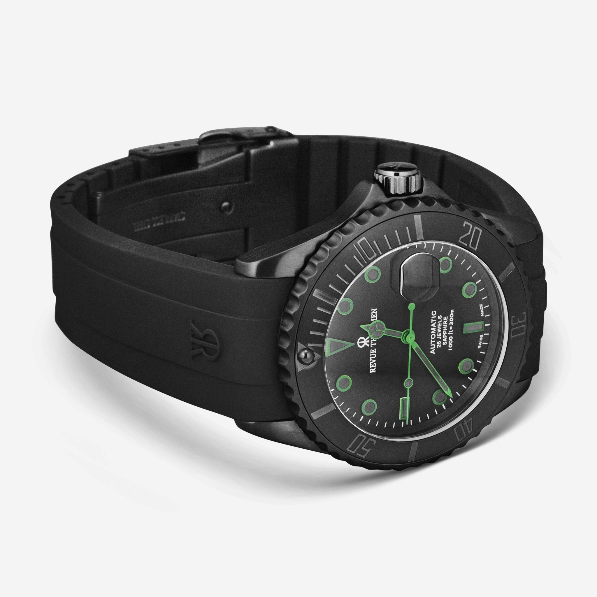 Revue Thommen Diver Black Dial Stainless Steel Automatic Men's Watch 17571.2774 - THE SOLIST - Revue Thommen