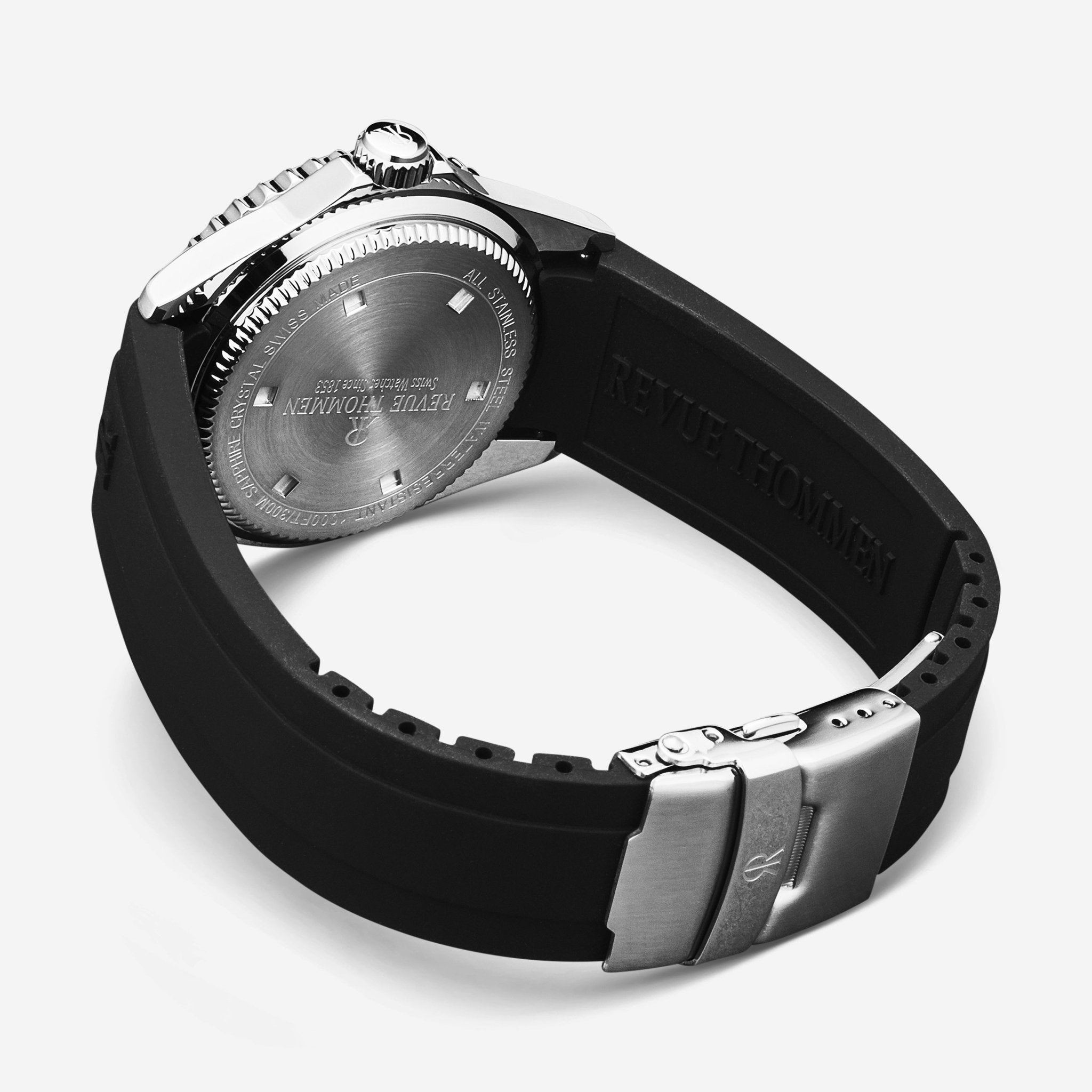 Revue Thommen Diver Black Dial Stainless Steel Automatic Men's Watch 17571.2834 - THE SOLIST - Revue Thommen