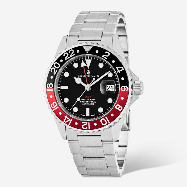 Revue Thommen Diver Black Dial Stainless Steel Automatic Men's Watch 17572.2136 - THE SOLIST - Revue Thommen