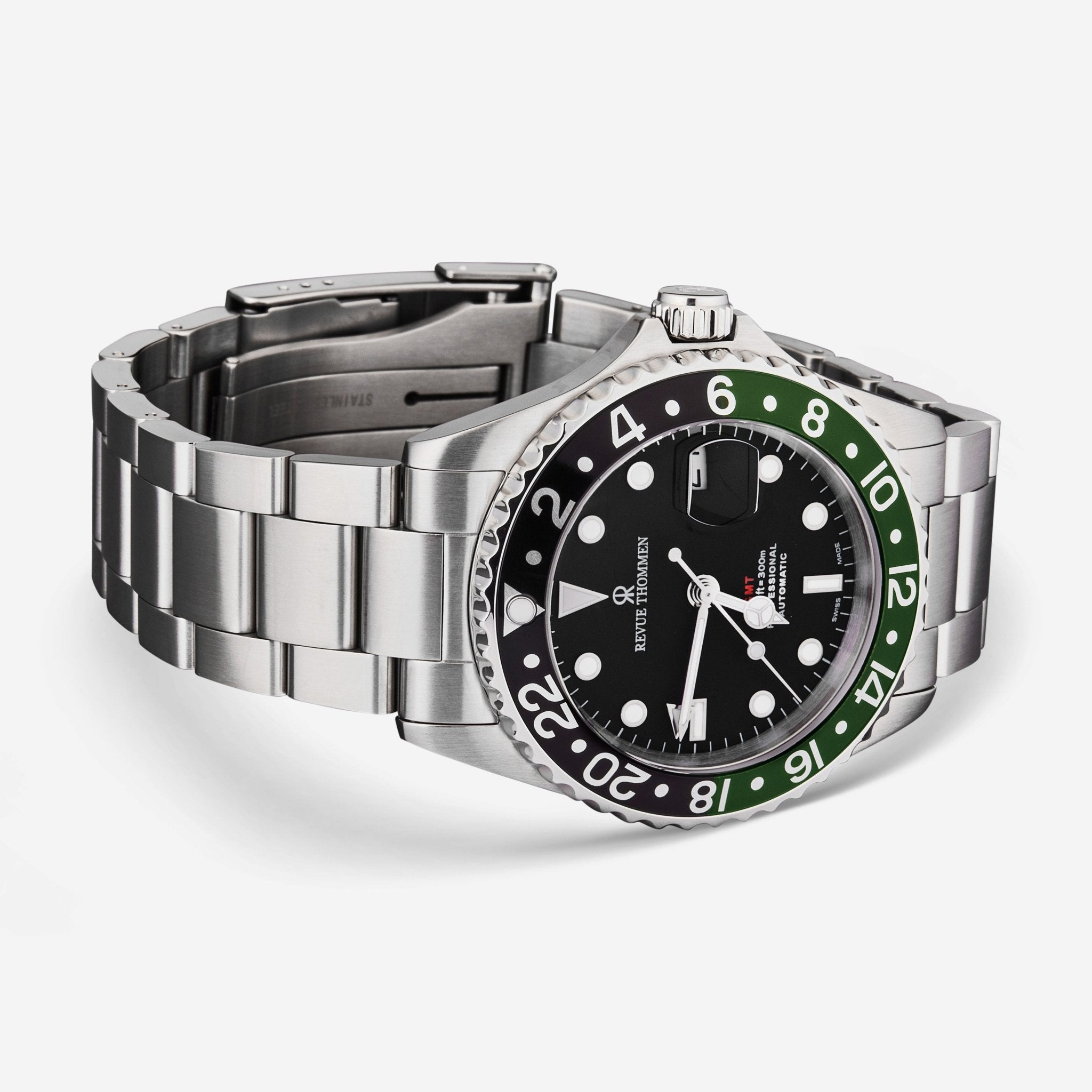 Revue Thommen Diver Black Dial Stainless Steel Automatic Men's Watch 17572.2138 - THE SOLIST - Revue Thommen