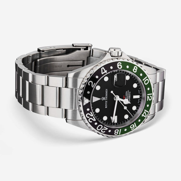 Revue Thommen Diver Black Dial Stainless Steel Automatic Men's Watch 17572.2138 - THE SOLIST - Revue Thommen