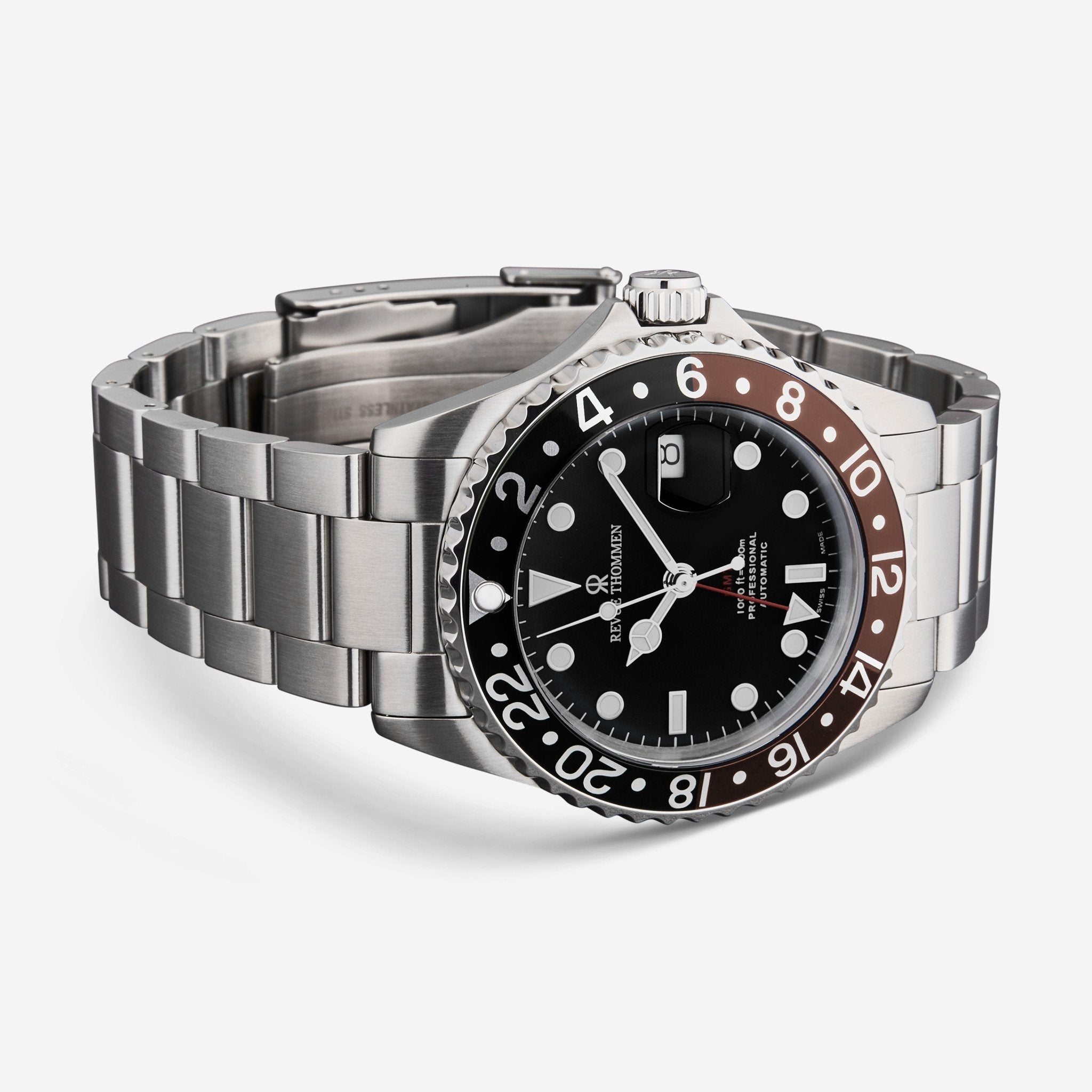 Revue Thommen Diver Black Dial Stainless Steel Automatic Men's Watch 17572.2139 - THE SOLIST - Revue Thommen