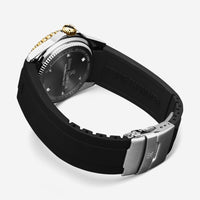 Revue Thommen Diver Black Rubber Stainless Steel Automatic Men's Watch 17571.2847 - THE SOLIST - Revue Thommen