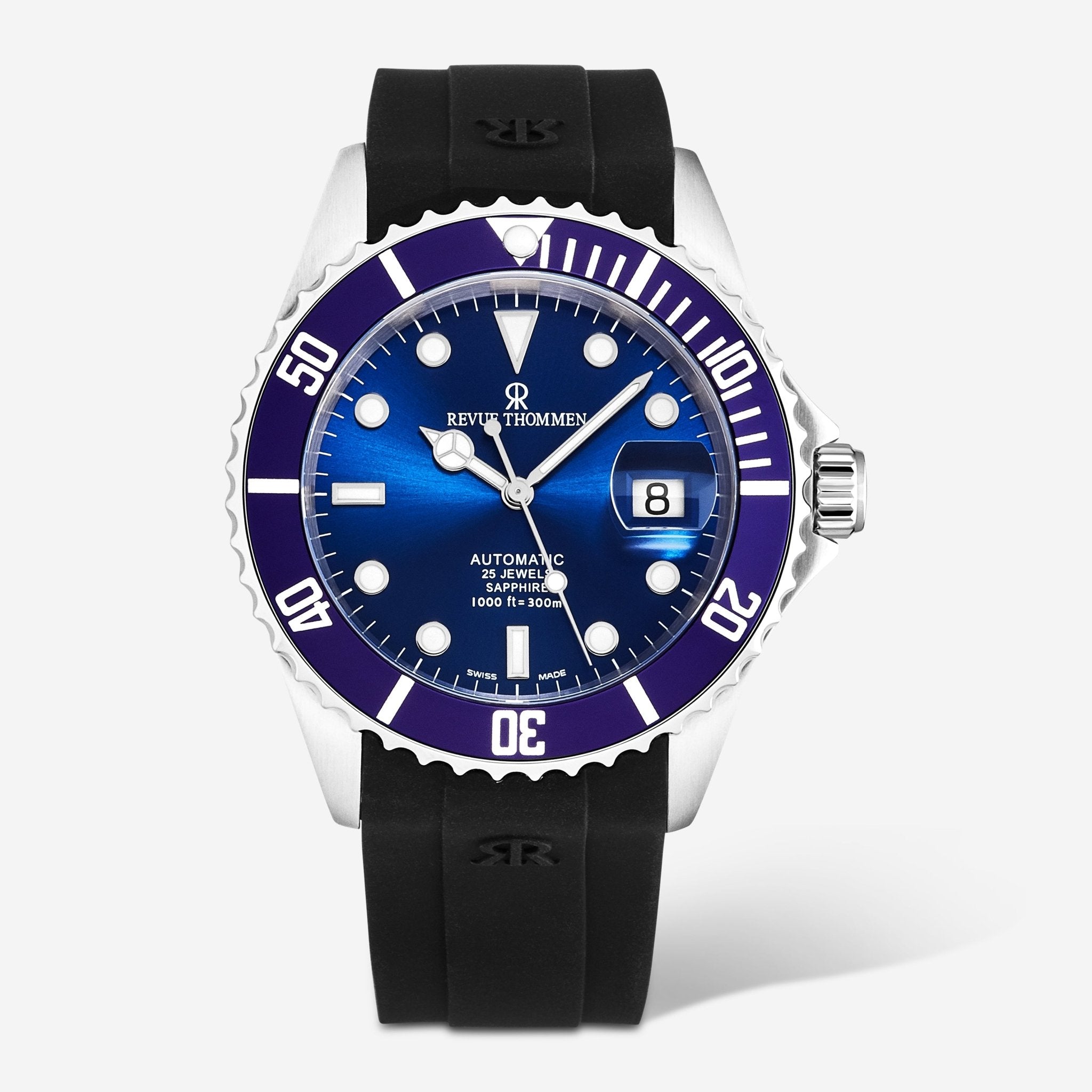 Revue Thommen Diver Blue Dial Stainless Steel Automatic Men's Watch 17571.2828 - THE SOLIST - Revue Thommen