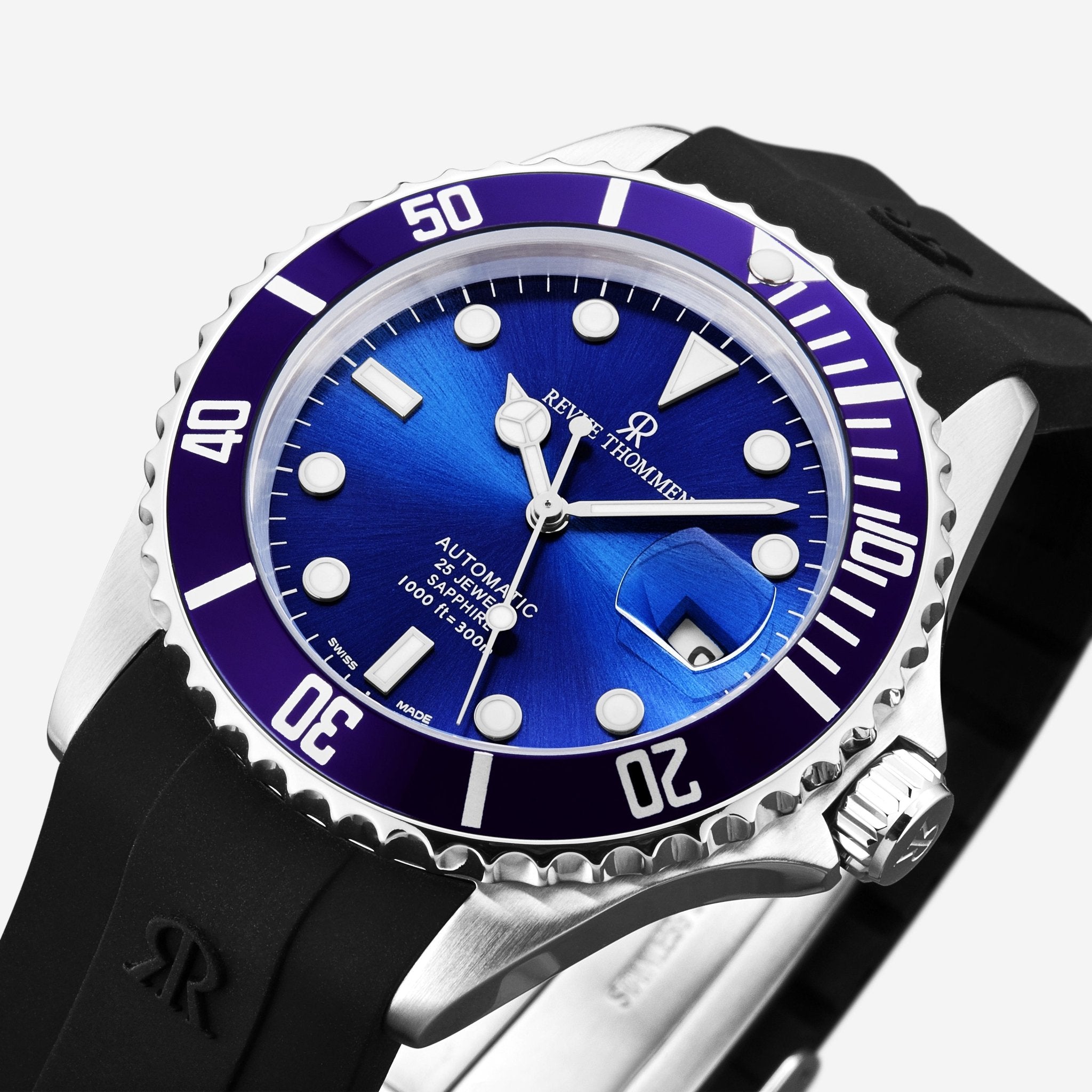 Revue Thommen Diver Blue Dial Stainless Steel Automatic Men's Watch 17571.2828 - THE SOLIST - Revue Thommen