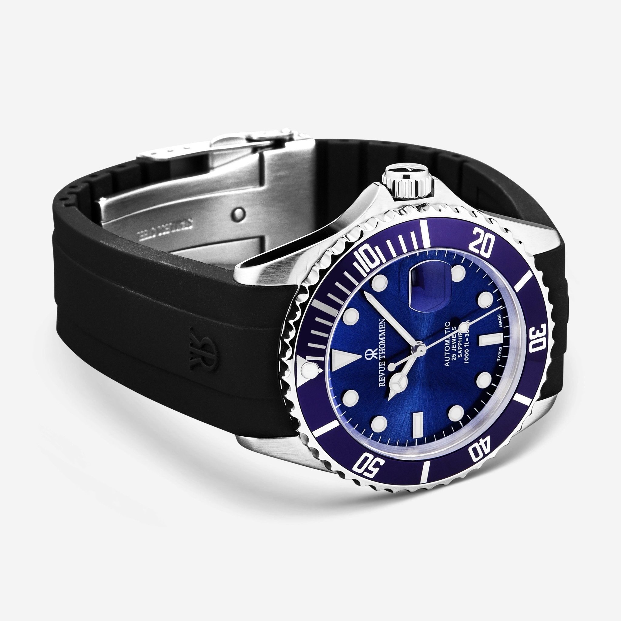 Revue Thommen Diver Blue Dial Stainless Steel Automatic Men's Watch 17571.2828 - THE SOLIST - Revue Thommen
