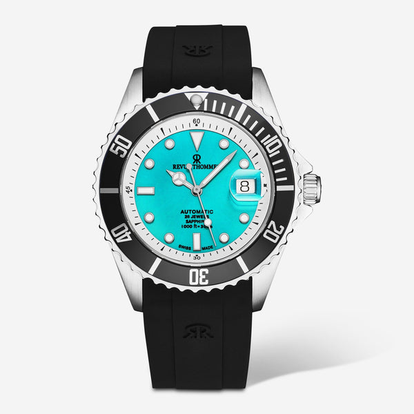 Revue Thommen Diver Green Dial Stainless Steel Automatic Men's Watch 17571.2331 - THE SOLIST - Revue Thommen