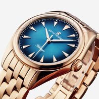 Revue Thommen Heritage Blue Dial Stainless Steel Automatic Men's Watch 21010.2165 - THE SOLIST - Revue Thommen