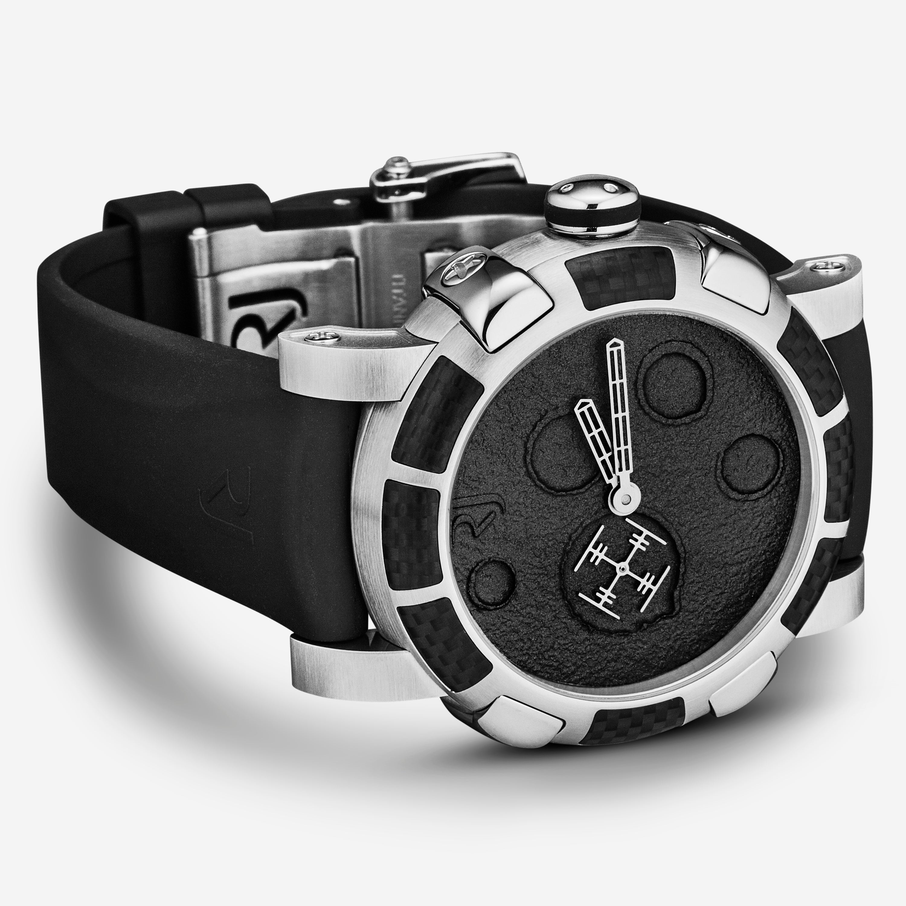 Romain Jerome Moon Dust Black Dial Automatic Men's Watch RJMDAU.101.10