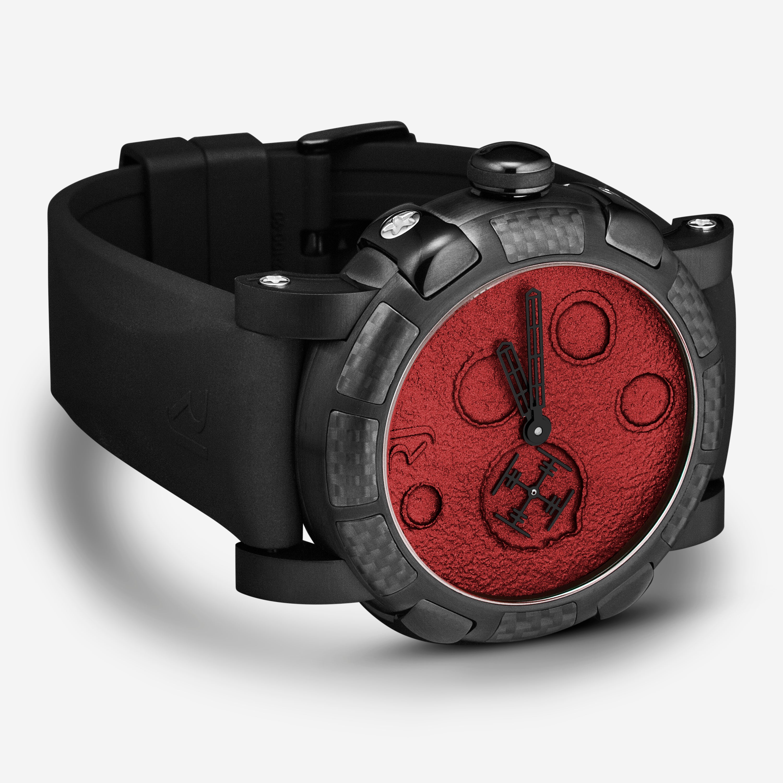 Romain Jerome Moon Dust Red Dial Automatic Men's Watch RJ.MD.AU.701.20