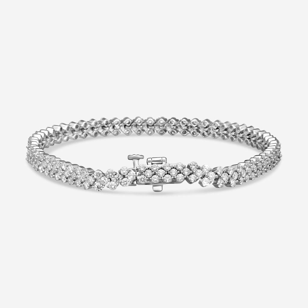 Ina Mar 14K White Gold Diamond Bracelet BC08685-CZ4WG