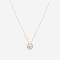 Roberto Coin 18K Rose Gold Diamond, Ruby & Mother of Pearl Pendant Necklace 8881566AXCHX - THE SOLIST - Roberto Coin