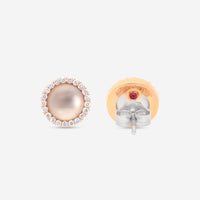 Roberto Coin 18K Rose Gold Diamond & Smoky Quartz Earrings 888567AXERJX - THE SOLIST - Roberto Coin