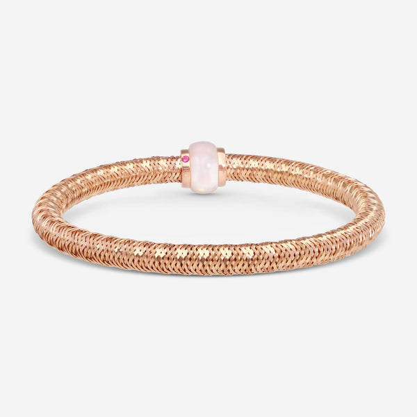 Roberto Coin 18K Rose Gold Mother of Pearl Flexible Bracelet 5573971AXBAM - THE SOLIST - Roberto Coin