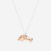 Roberto Coin 18K Rose & White Gold Diamond Pendant Necklace 206813AHCHX1 - THE SOLIST - Roberto Coin