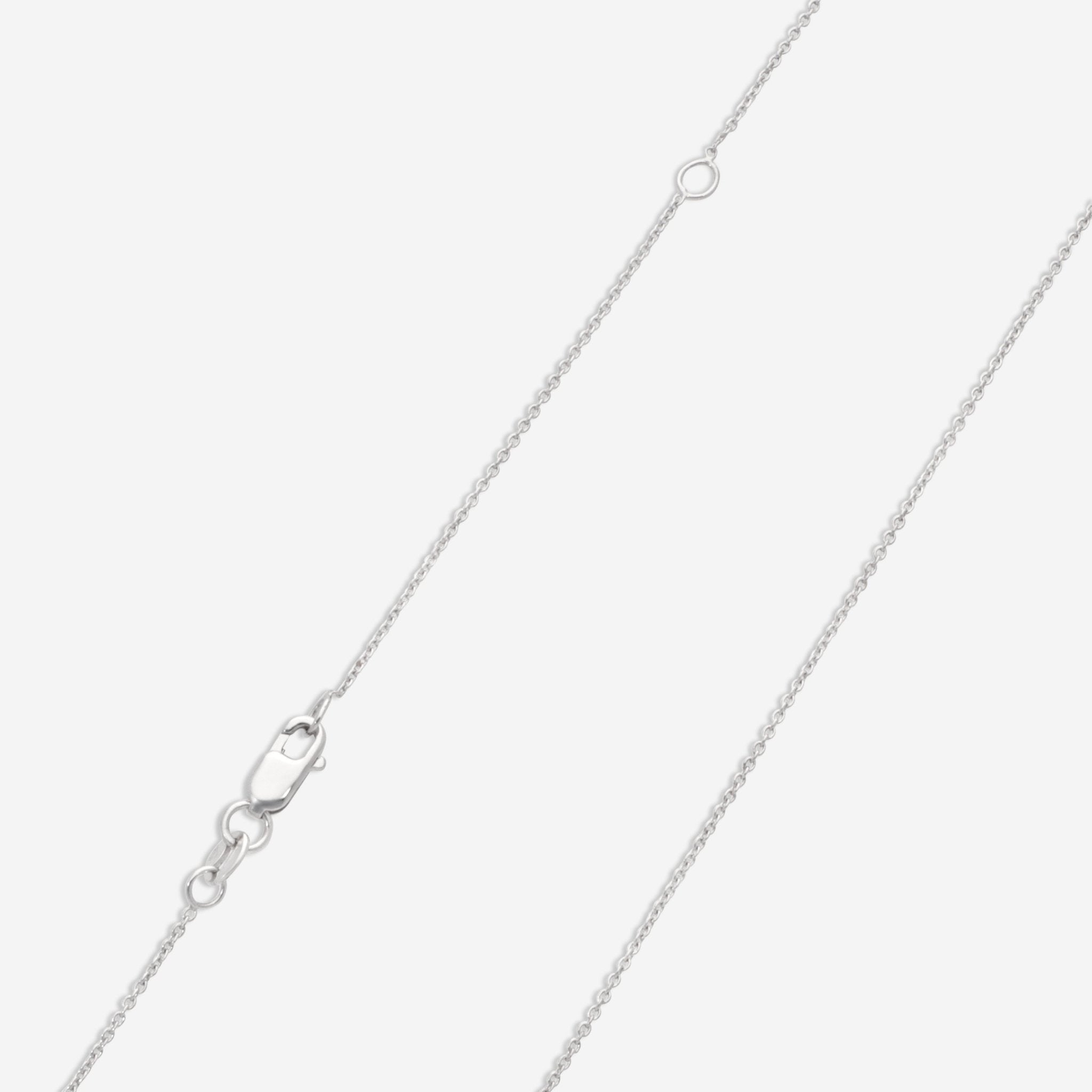 Roberto Coin 18K Rose & White Gold Diamond Pendant Necklace 206813AHCHX1 - THE SOLIST - Roberto Coin