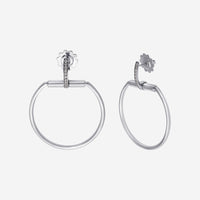 Roberto Coin 18K White Gold Classic Parisienne Drop Earrings 8882383AWERX - THE SOLIST - Roberto Coin