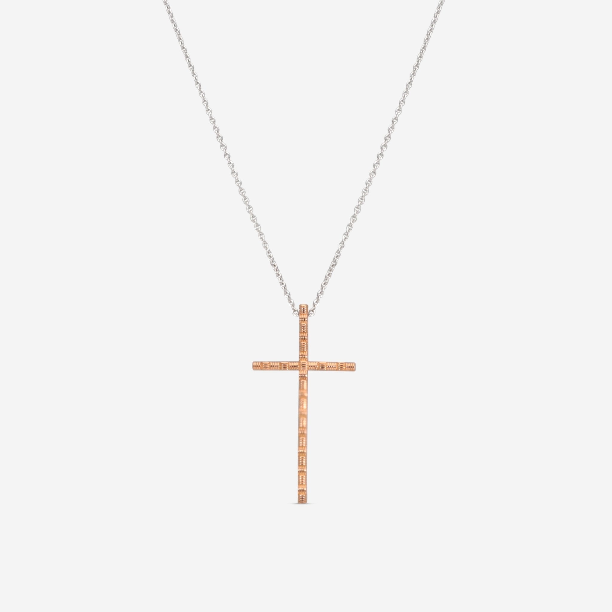 Roberto Coin 18K White Gold Cross Pendant 777099AHCH00 - THE SOLIST - Roberto Coin