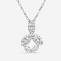 Roberto Coin 18K White Gold Diamond Necklace 9991142AWCHX3 - THE SOLIST - Roberto Coin