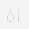 Roberto Coin 18K White Gold Diamond Open Pear - Shaped Dangle Earrings 111445AWERX0 - THE SOLIST - Roberto Coin