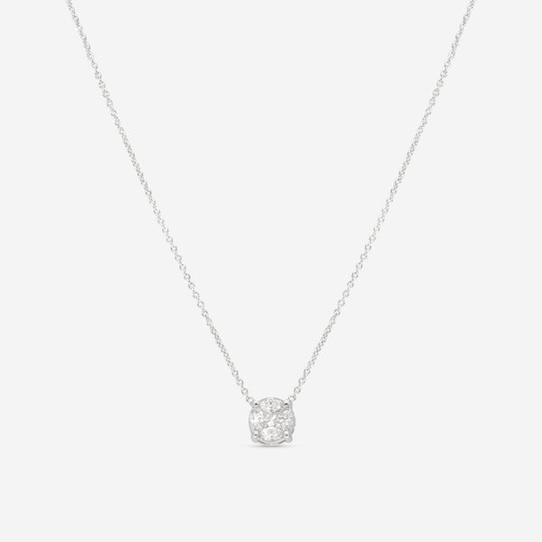 Roberto Coin 18K White Gold Diamond Pendant Necklace 9991177AWCHX0 - THE SOLIST - Roberto Coin