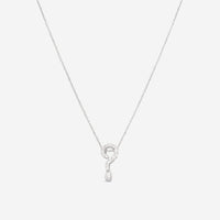 Roberto Coin 18K White Gold Diamond Question Mark Pendant Necklace 001232AWCHX0 - THE SOLIST - Roberto Coin