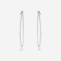 Roberto Coin 18K White Gold Hoop Earrings 199001AWER00 - THE SOLIST - Roberto Coin