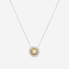 Roberto Coin 18K White & Yellow Siena Diamond Dot Large Pendant Necklace 111479AVCHX0