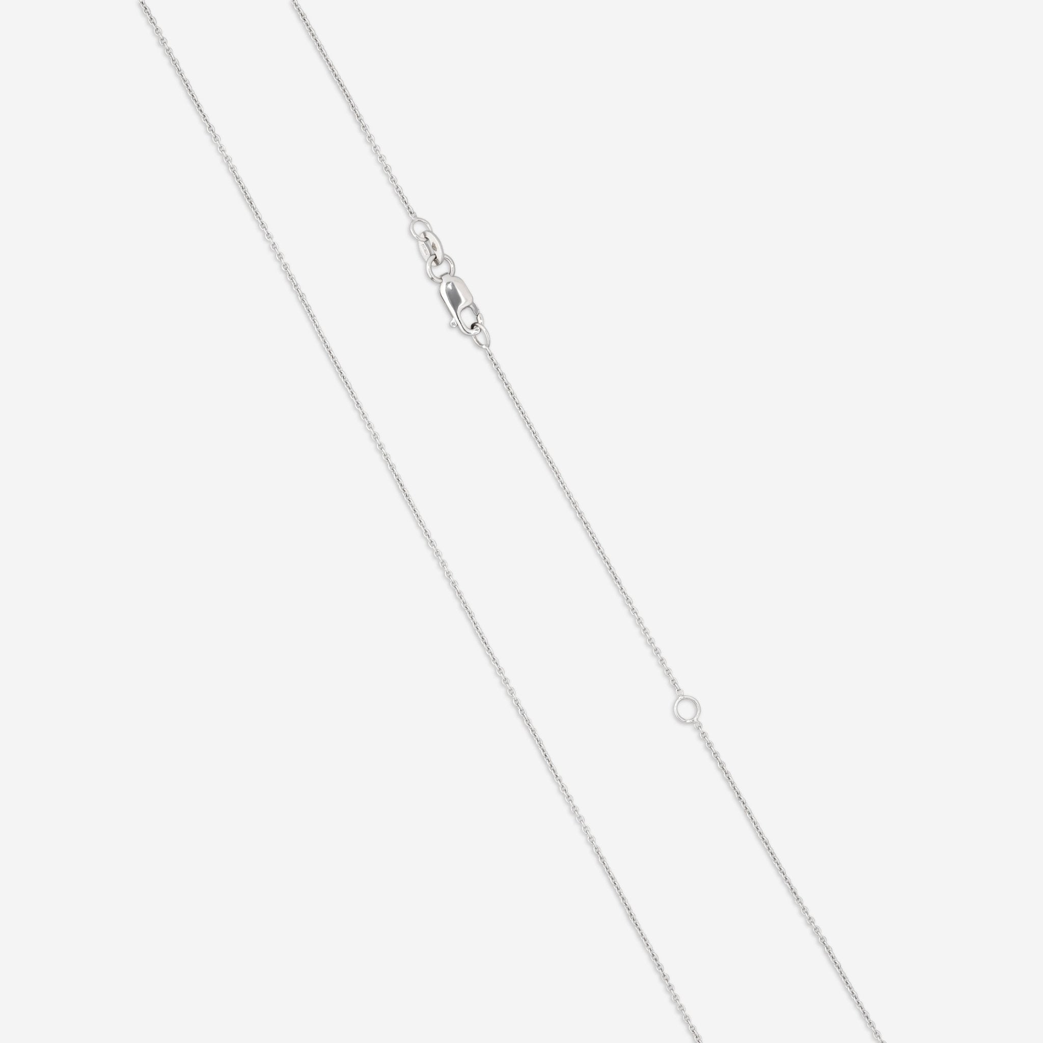 Roberto Coin 18K White & Yellow Siena Diamond Dot Large Pendant Necklace 111479AVCHX0