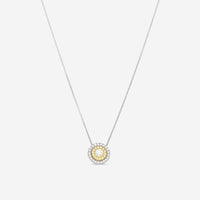 Roberto Coin 18K White & Yellow Siena Diamond Dot Pendant Necklace 111477AVCHX0 - THE SOLIST - Roberto Coin