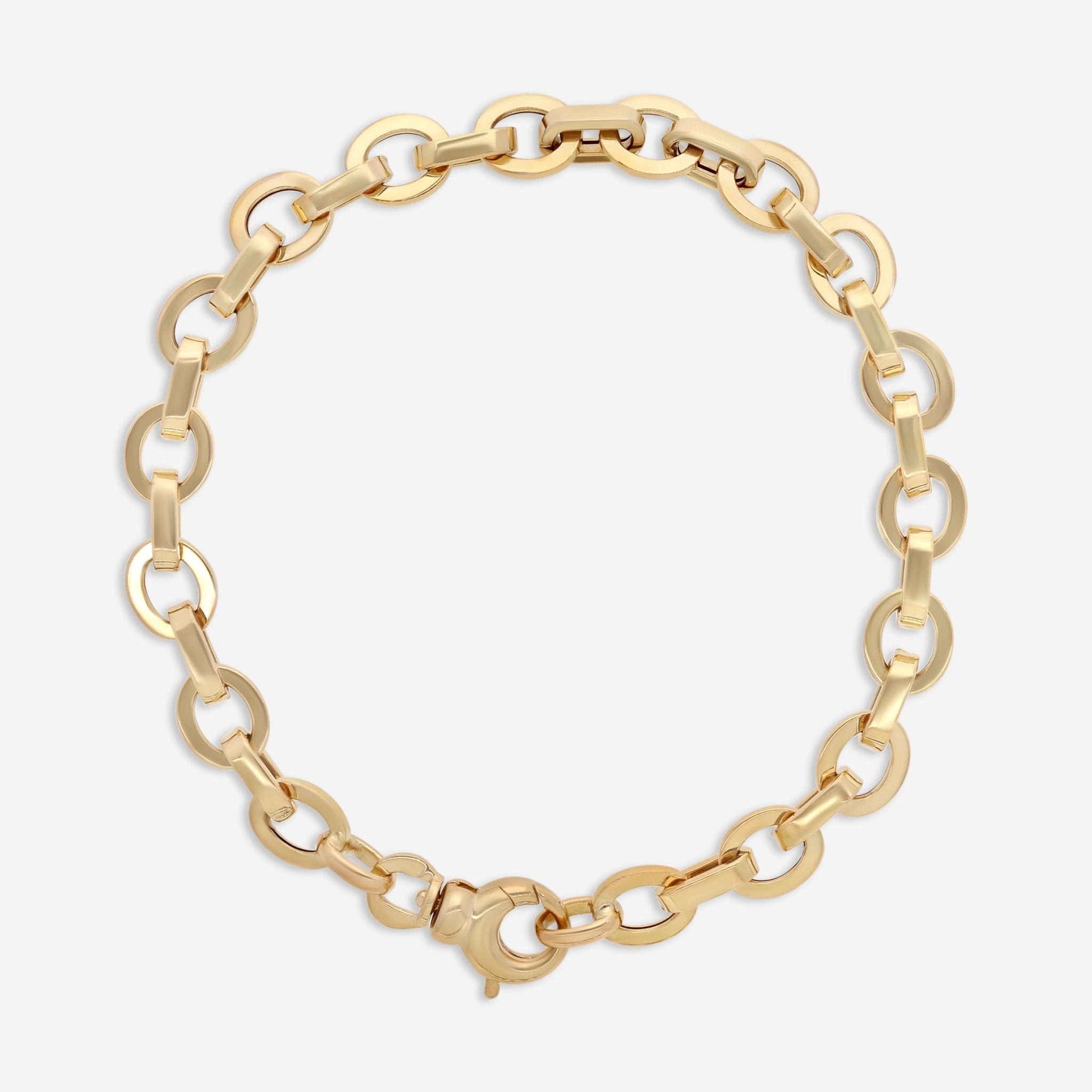 Roberto Coin 18K Yellow Gold Chain Link Bracelet 5310206AYLB0 - THE SOLIST - Roberto Coin