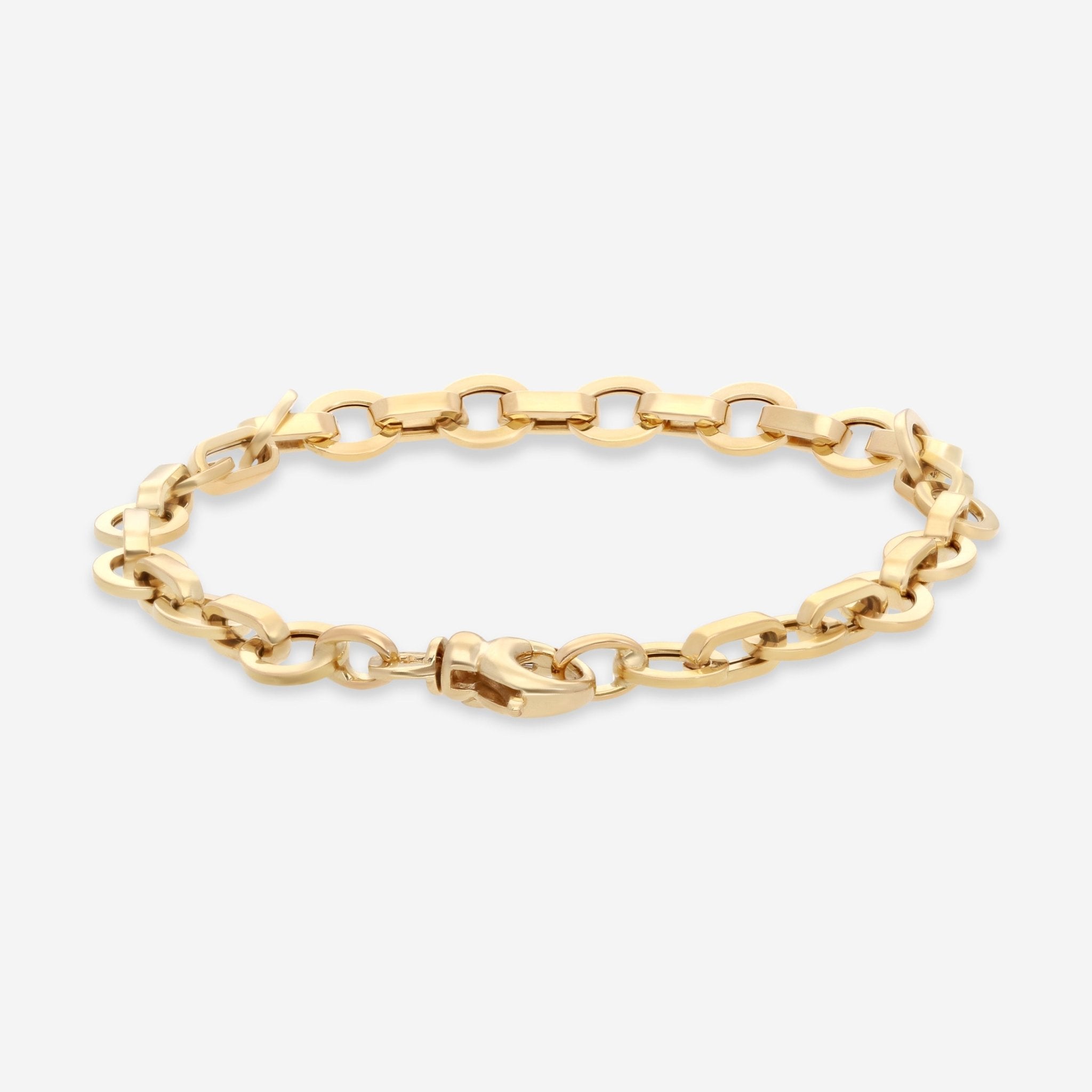 Roberto Coin 18K Yellow Gold Chain Link Bracelet 5310206AYLB0 - THE SOLIST - Roberto Coin