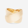 Roberto Coin 18K Yellow Gold Crossover Ring Sz. 7 330616AY7000 - THE SOLIST - Roberto Coin