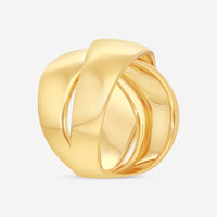 Roberto Coin 18K Yellow Gold Crossover Ring Sz. 7 330616AY7000 - THE SOLIST - Roberto Coin