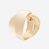 Roberto Coin 18K Yellow Gold Crossover Ring Sz. 7 330616AY7000 - THE SOLIST - Roberto Coin