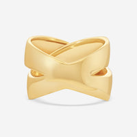 Roberto Coin 18K Yellow Gold Crossover Ring Sz. 7 330616AY7000 - THE SOLIST - Roberto Coin