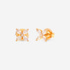 Roberto Coin 18K Yellow Gold Diamond Earrings 9991210AYERX - THE SOLIST - Roberto Coin